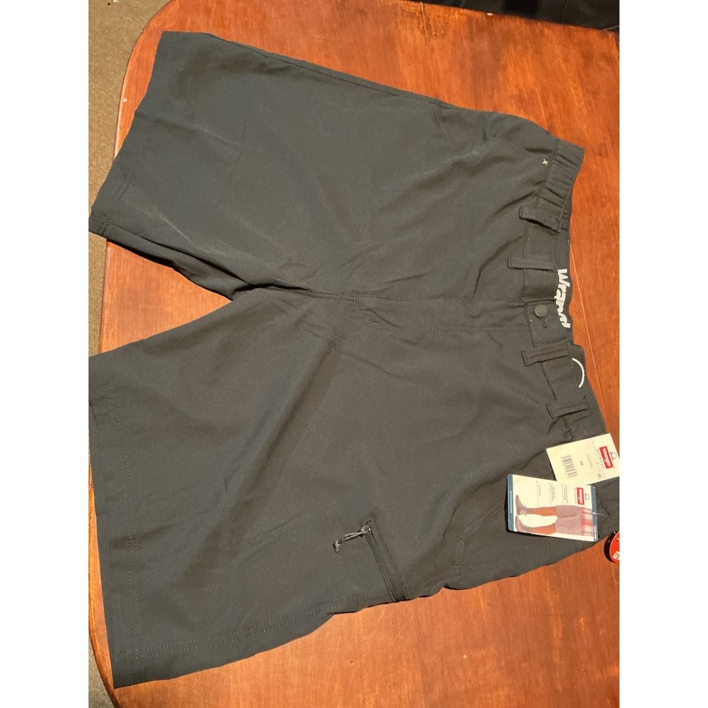 Wrangler Outdoor Mens Cargo Shorts Size 46 Gray Elastic Waist 112381764